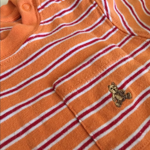 Baby boys orange and white shirt - Picture 3 of 3